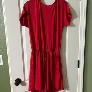 Red romper Brand new